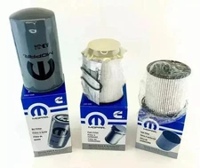 Mopar Diesel Fuel and Oil Filter Set for 2019-2021 Ram 2500 3500 4500 5500 6.7L.