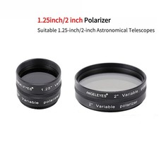 1.25/2 Inch Variable Polarizing Filter Lens for Astronomical Telescope Eyepiece