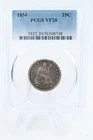 1854-P PCGS VF20 Liberty Seated Quarter Business Strike 25C