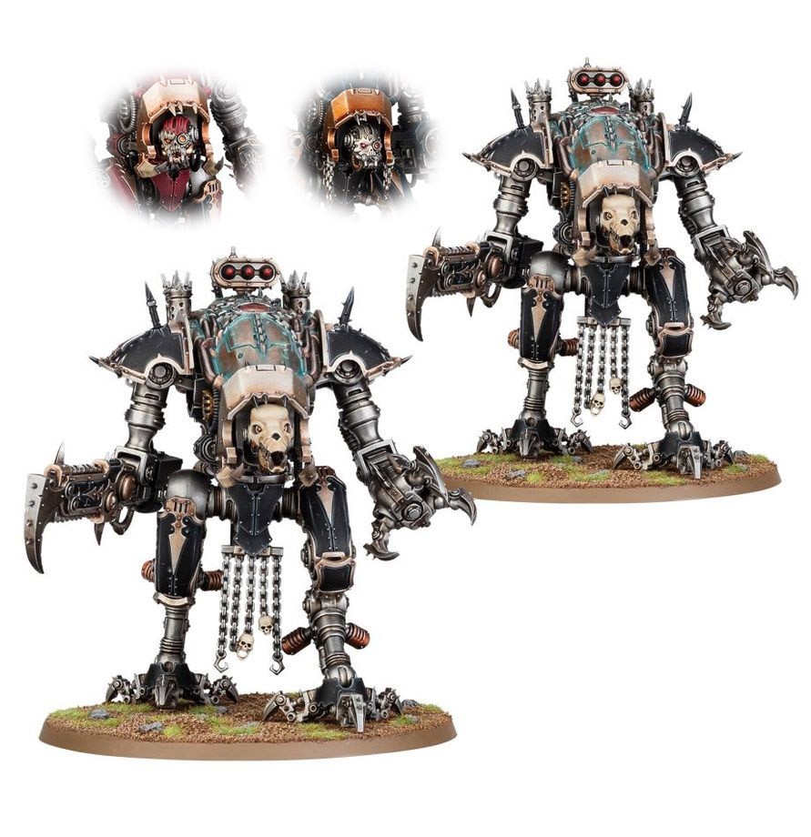 2x WAR DOG STALKERS / KARNIVORES / BRIGAND Choas Knights NEW SPRUE