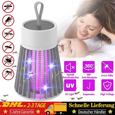 Elektrisch Insektenvernichter Bug Zapper Mückenfalle UV Fliegen Insektenschutz