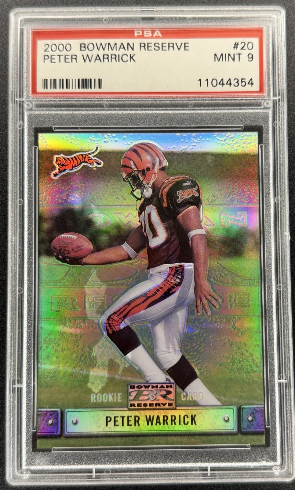 Peter Warrick Bowman Reserve #20 Base