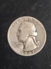 1947 Washington Quarter 90% Silver Good
