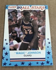 1989-90 Fleer Magic Johnson Stickers #5 Lakers