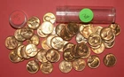 1955 S Lincoln Wheat Cent roll - BU
