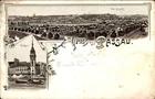 Litho Passau in Lower Bavaria, general view, City Hall - 4942618