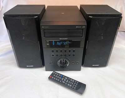 Sharp XL-BH250 Micro Shelf Executive Speaker System 5-Disc AM FM + Bluetooth