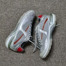 Prada America's Cup Silver Mesh Sneakers Uomo Prada Scarpe Linea Rossa Taglia 8 Us