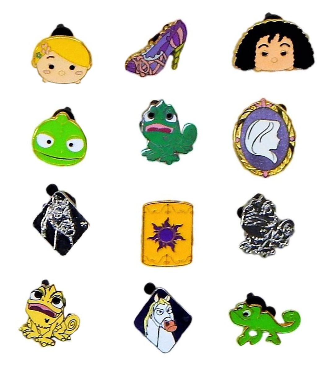 Tangled Rapunzel 5 Pin Set Randomly Assorted Disney World