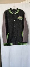 NICKELODEON TEENAGE MUTANT NINJA TURTLES 2015 LOGO Varsity JACKET MEN'S L
