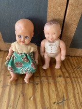 Renwal 1950"s No. 8 Baby Boy Doll and Friend Cute