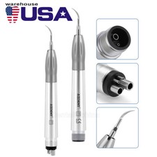 AZDENT Dental Ultrasonic Air Perio Scaler Handpiece Hygienist 2/4Holes 3pc Tips