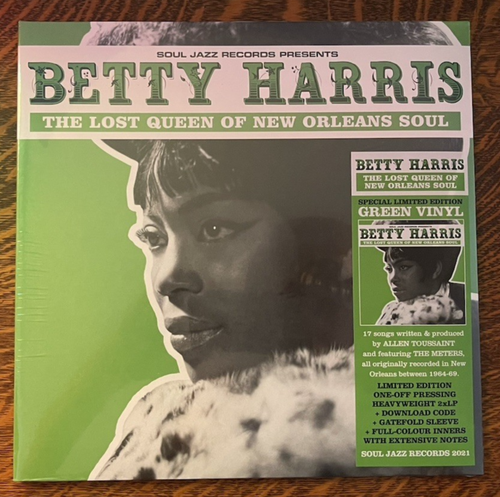 SEALED~12" LP~ RSD~ BETTY HARRIS~2022~ LOST QUEEN OF NEW ORLEANS~GREEN VINYL