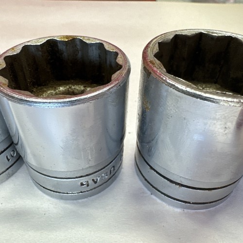 Vintage Snap-On SW Shallow 15Pc Socket Set ½ Drive, ⅜, Thru 1 ¼ 12 Point - Picture 19 of 22