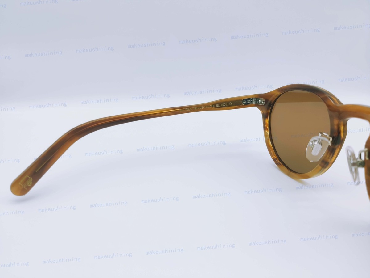 MOSCOT MILTZEN BLONDE Frame Earthy Yellow Lenses Sun Glasses