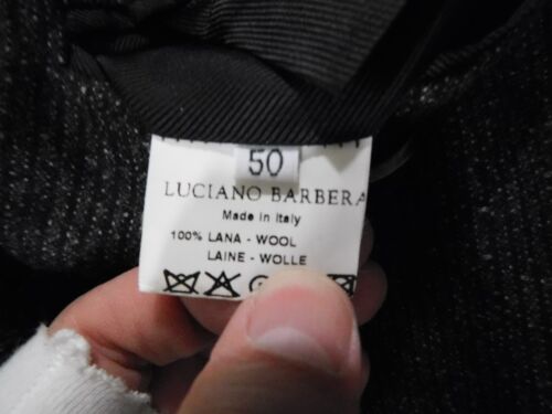 LUCIANO BARBERA SIZE 40R BROWN 3 BUTTON WOOL SPORTCOAT - Picture 4 of 5
