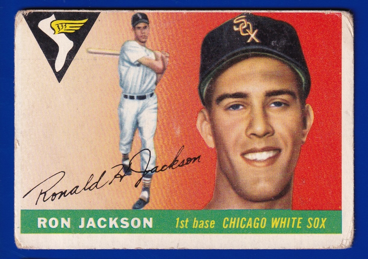 RON JACKSON white sox 1955 TOPPS #66 GOOD