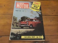 MODERN MOTOR MAGAZINE ~ GREAT READ ~ VINTAGE ~ AUGUST 1959 ISSUE