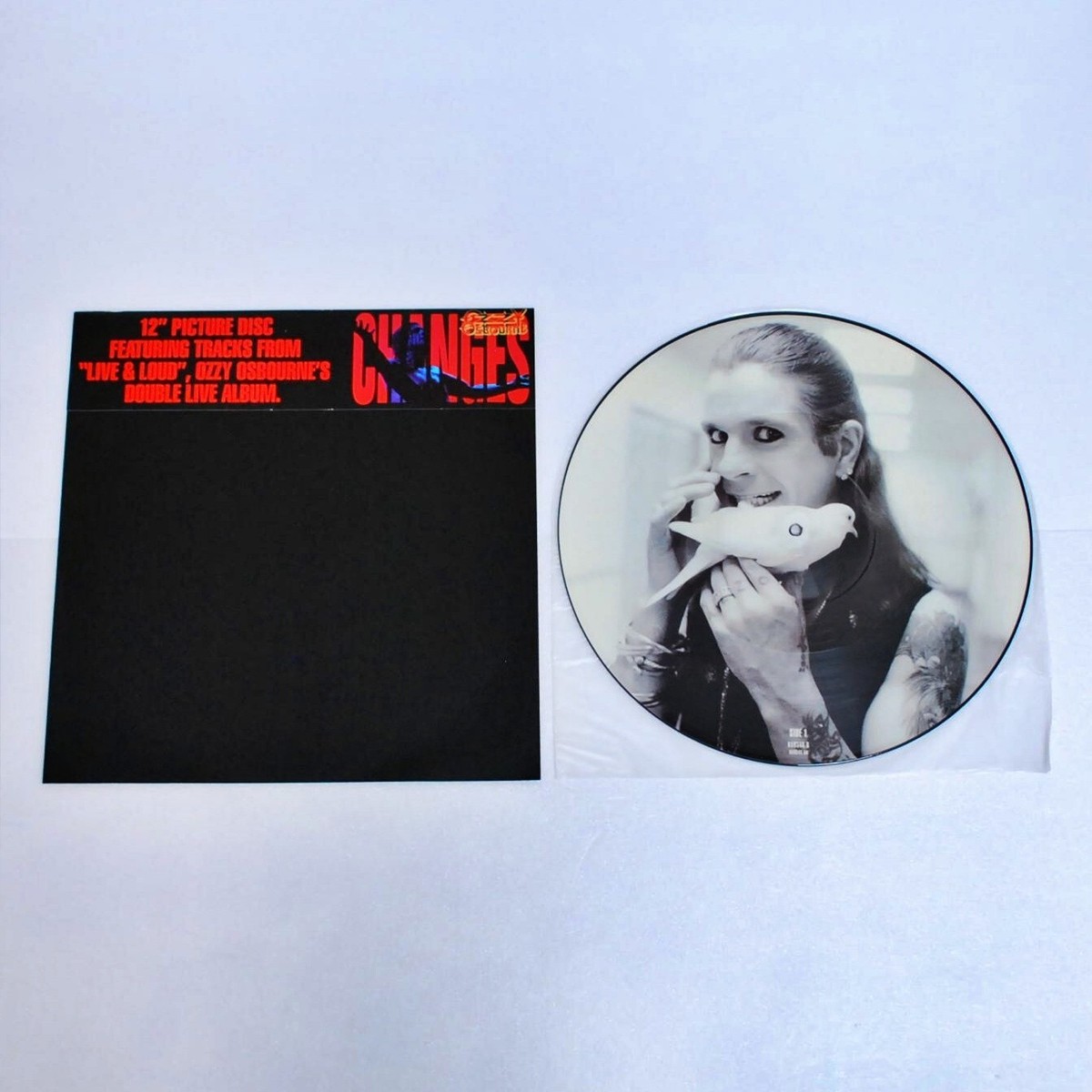 貴重●アナログ●CHANGES OzzyOsbourne ピクチャーディスク Ozzy Osbourne Changes - VG UK 12