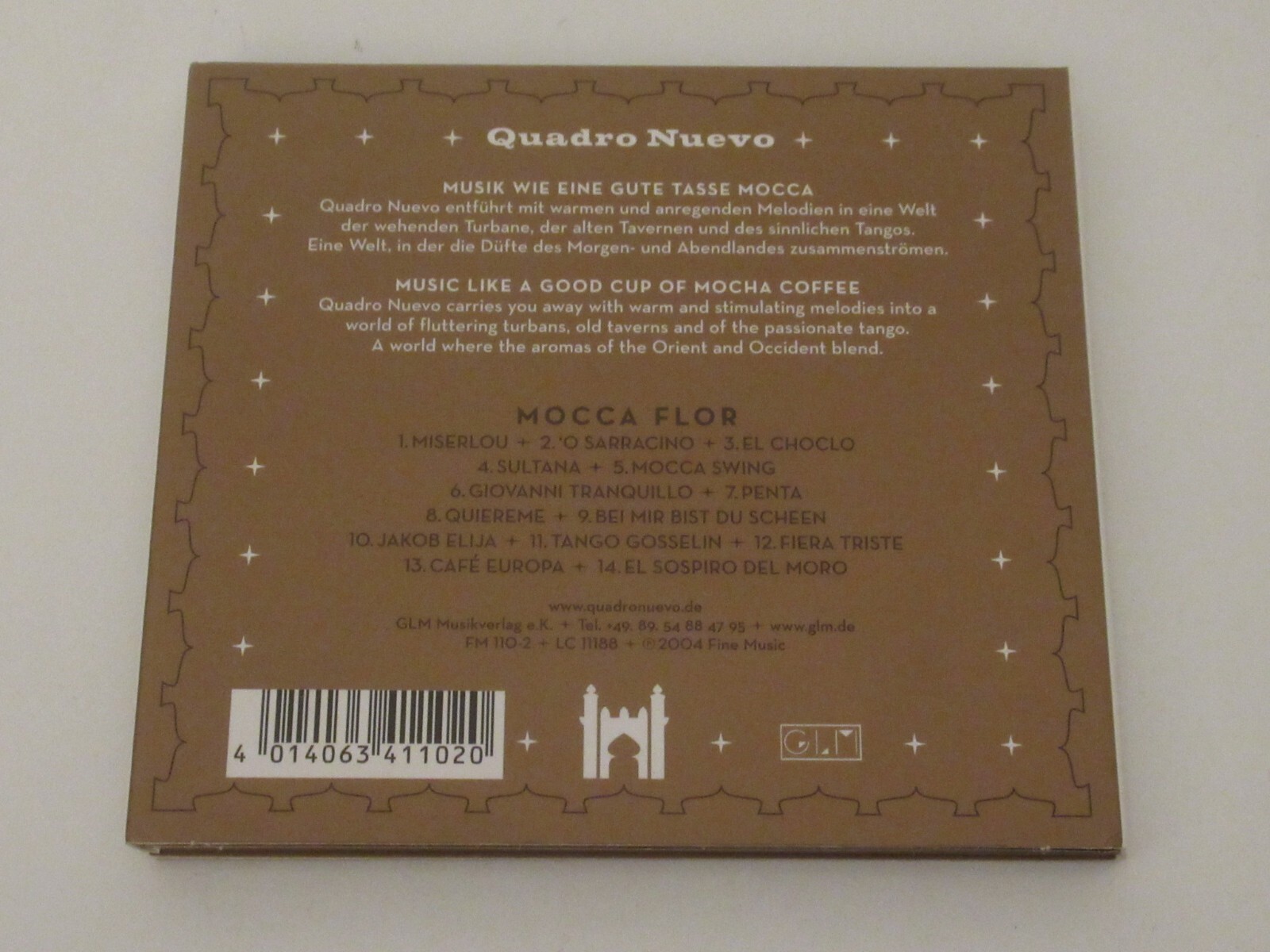 Quadro Nuevo Mocca Flor / Fine Music Fm 1102/CD Album Digipak eBay