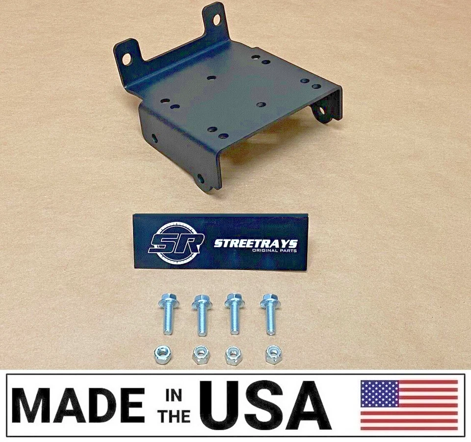 [SR] Winch Mounting Bracket Mount Plate FOR Suzuki King Quad 450 500 700 750 - Image 2 of 4