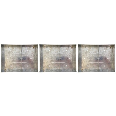 3 x Deta DB184 Unterputz Metall Rückwanddose für Multimedia Platten