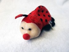    Russ Berrie 8 Ladybug Plush Toy   Heart Antennae Soft Cuddly Bug Vtg 1997