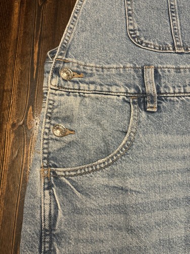 American Eagle Ripped Denim Baggy Dad Overalls, Size M, Brand New W Tags - Picture 4 of 13