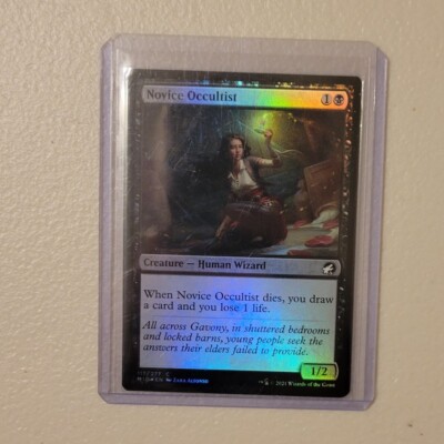 Novice Occultist - Innistrad: Midnight Hunt Foil MTG NM 