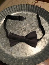 Boy s Charcoal Polka Dot Bow Tie