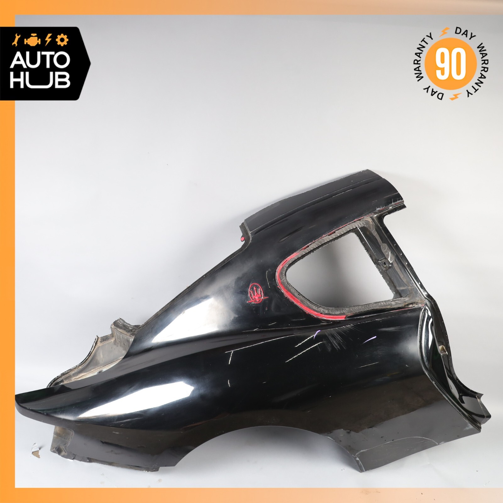 08-18 Maserati GranTurismo M145 Rear Right Passenger Side Quarter Panel Cut OEM