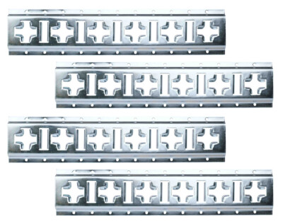 (4 Pack) 2' E Track Horizontal & Vertical Cross Galvanized Trailer Truck