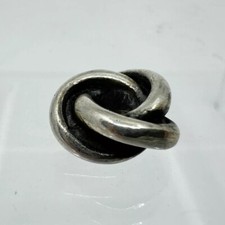 Vintage RETIRED TROLLBEADS THREE IN ONE BEAD TAGBE-20089 925 STERLING SILVER LAA