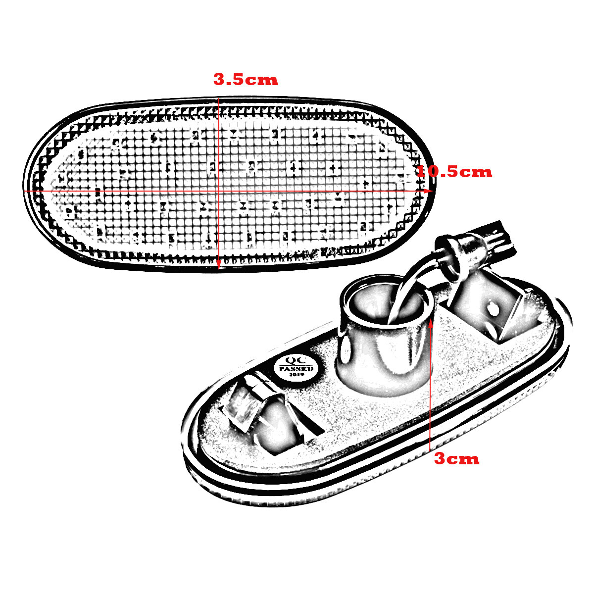 2x Side Marker Lights Amber LED Lamps for MERCEDES SPRINTER W906 VW CRAFTER eBay