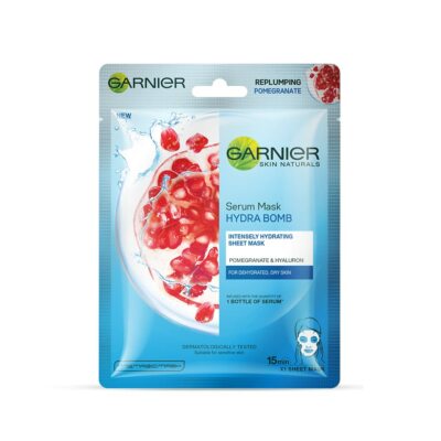 Garnier Skin Naturals, Hydra Bomb, Face Serum Sheet Mask Blue 28gm.