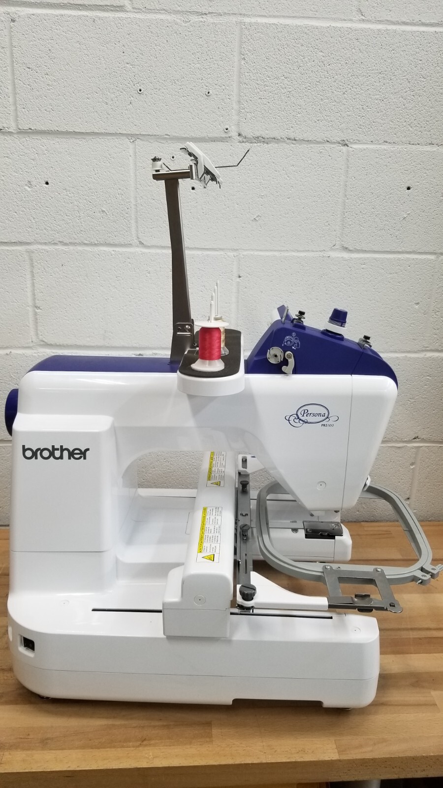 Brother Persona PRS100 Single Needle Embroidery Machine ONLY 13 HOURS
