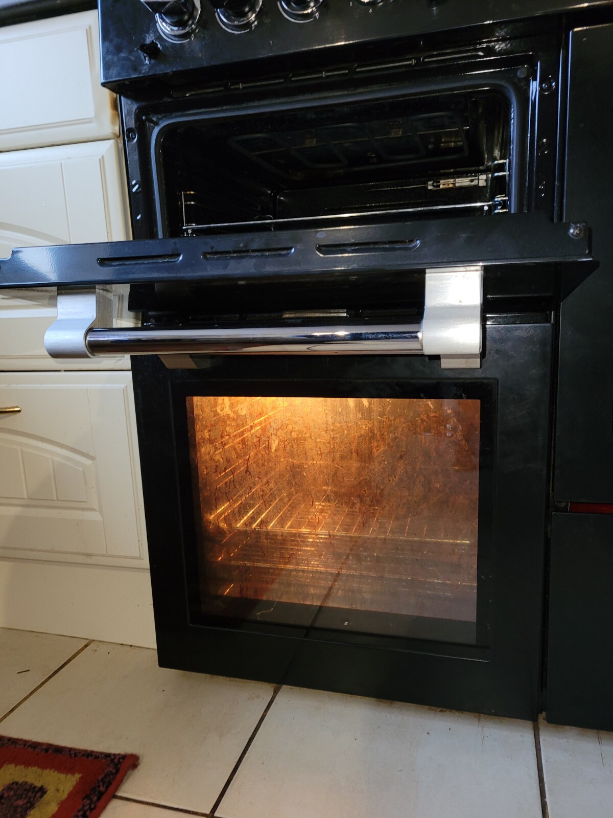 LEISURE Cookmaster 100cm Dual Fuel Range Cooker Gas Hob Electric Oven