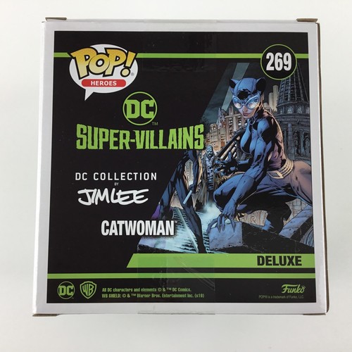 Funko Pop CATWOMAN JIM LEE DELUXE GameStop Exclusive DC 269 SEE DESCRIPTION - Picture 4 of 6