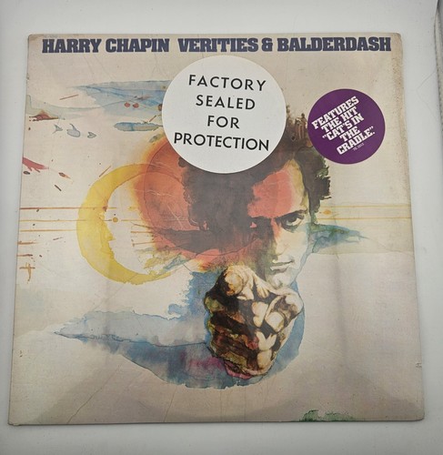 Harry Chapin Verities & Balderdash Vinyl Sealed Hype Sticker New Old Stock Lp