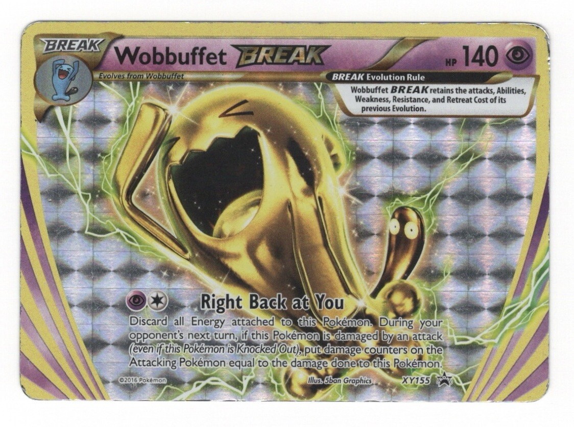 Wobbuffet BREAK - XY155 - HP - Black Star Promo - Pokemon TCG