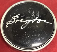 One Used Breyton C-g96 Wheels Center Cap Chrome Black Custom Popin 13185