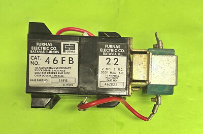 Furnas 46FB Contactor with 46ZB22 Contact Block & 46YBF Coil