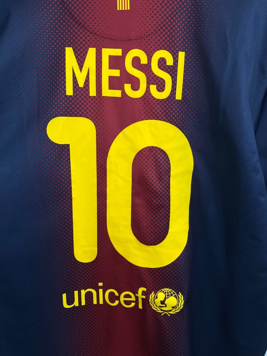 Messi F. C. Barcelona 2013 Nike Soccer Jersey t-shirt size XL