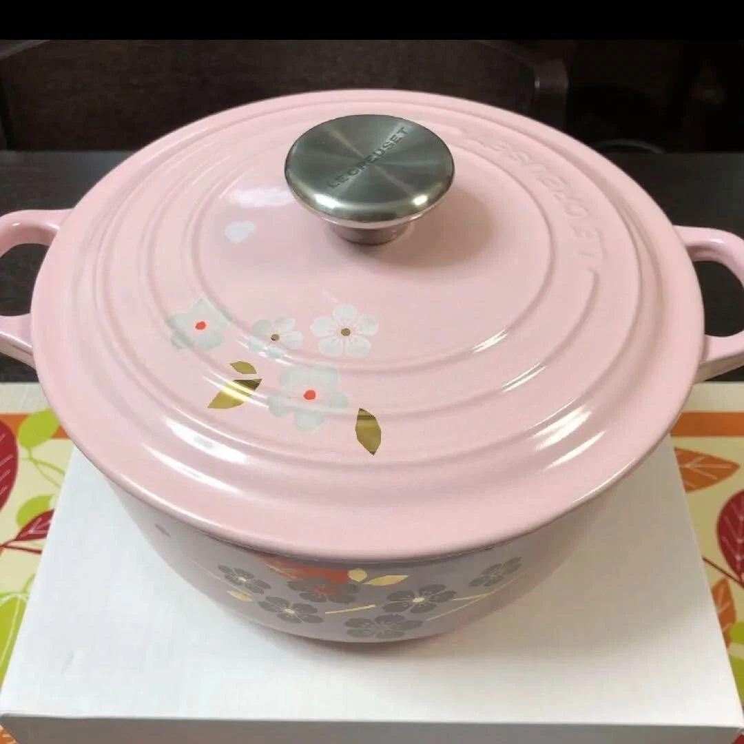 Le Creuset Cocotte Rondo Sakura 20cm chiffon pink cherry blossom