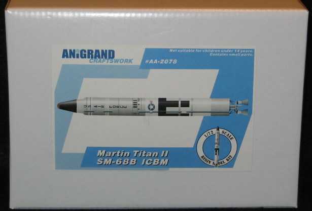 Anigrand Models Ranking Industry No. 1 TOP10 1 72 MARTIN SM-68B ICBM II Missile TITAN