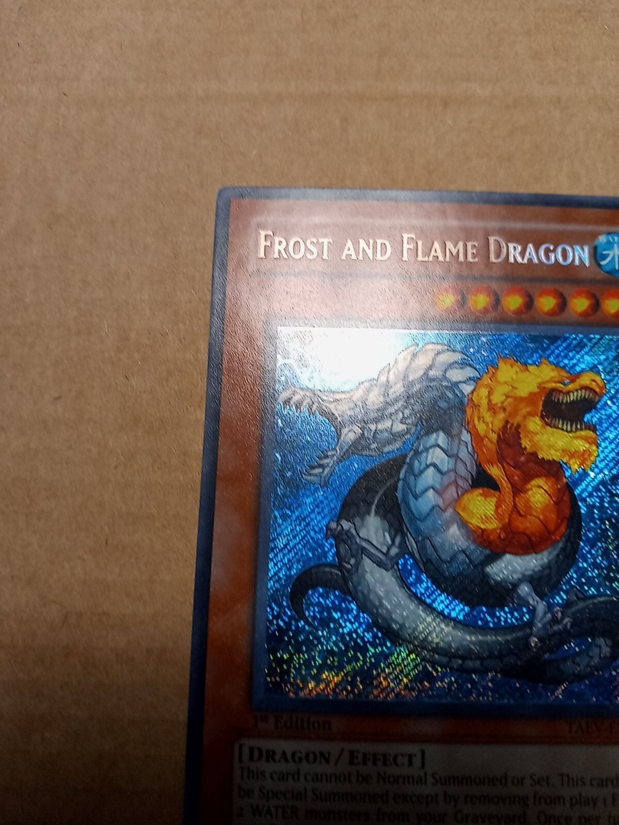 Frost and Flame Dragon TAEV-EN033 1st ed Secret Rare Yugioh MINT