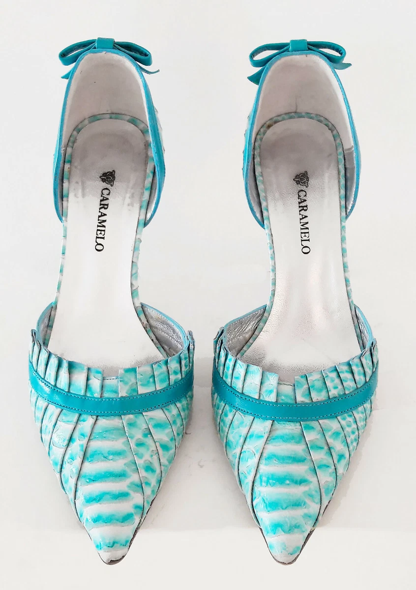 LANVIN Turquoise Size 40/8.5 Heels - Article Consignment