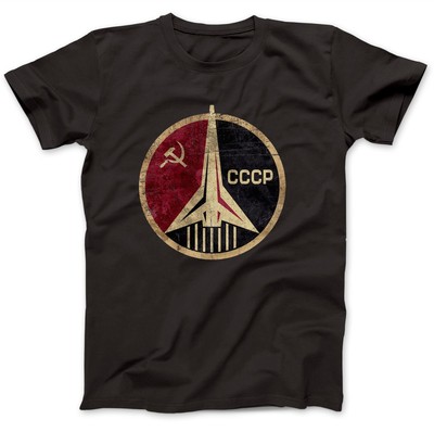 T-Shirt CCCP russisch-sowjetische UdSSR 100 % Premium Baumwolle Hammer und Sichel