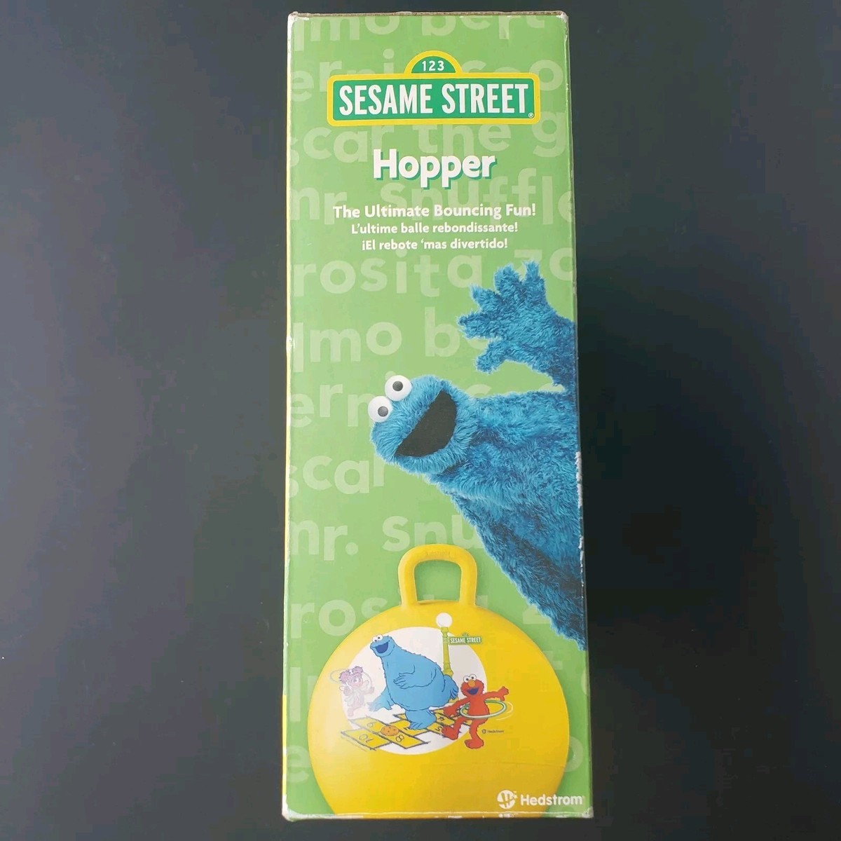 2008 Hedstrom Sesame Street Hopper Bounce Ball Cookie