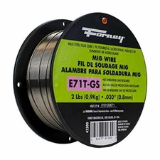 Flux Core Mig Wire Mild Steel E71tgs.030diameter 2pound Spool Silver Pack